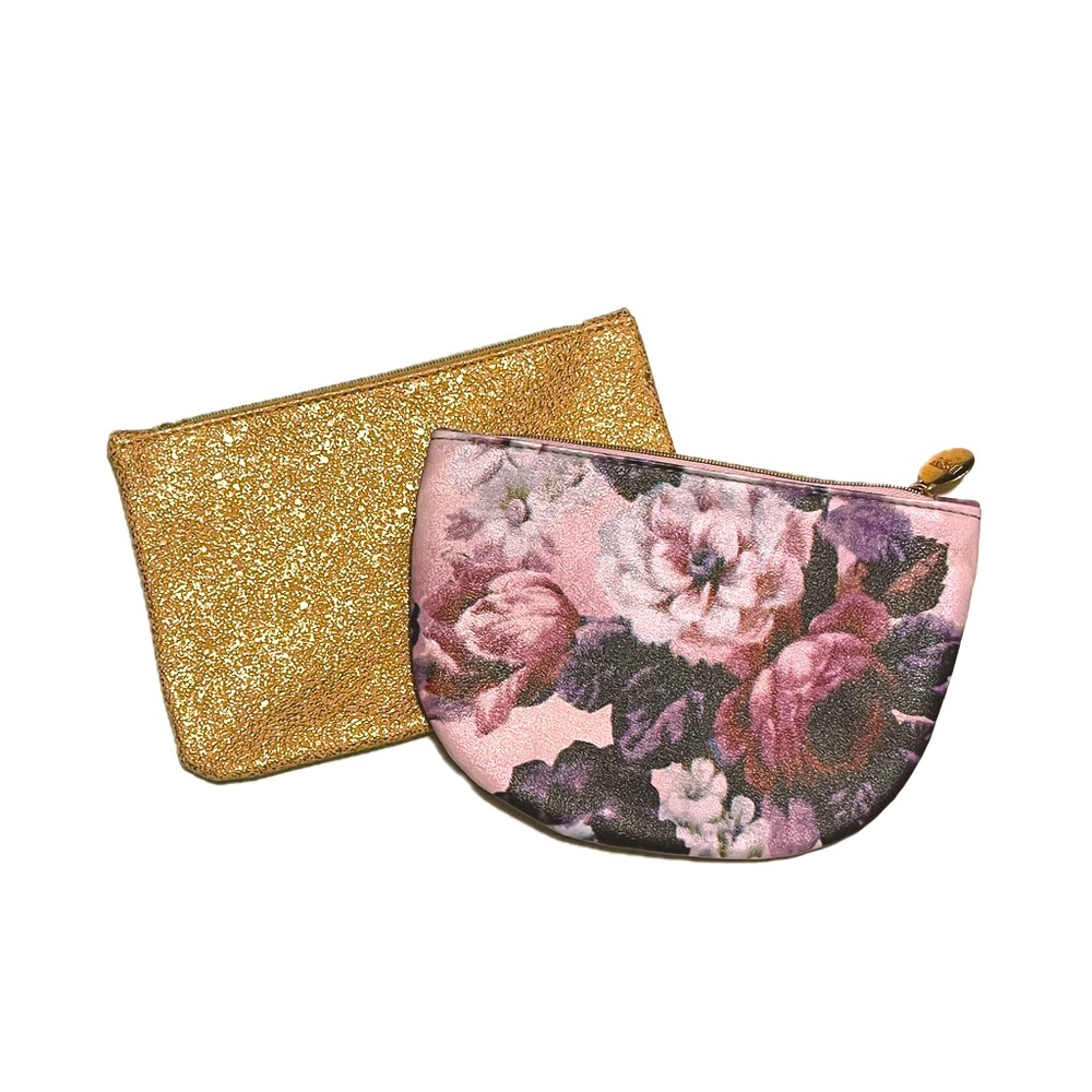 NWOT Ipsy Bundle of 2 Glam Bag Zip Pouches